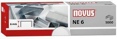 NOVUS Heftklammer NOVUS NE6 Elektrohefter Stahl verzinkt 5.000 St./Pack.