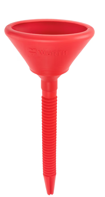 Kunststofftrichter Schwanenhals mit Schwappkante