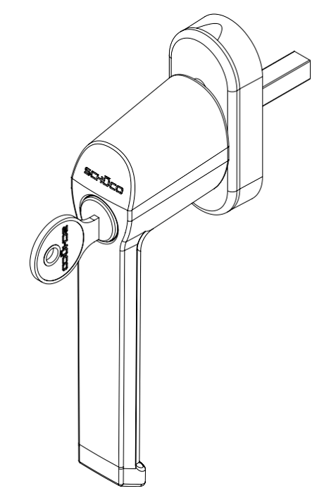 21554400 Fenstergriff E SKG 50 F1 I RG134