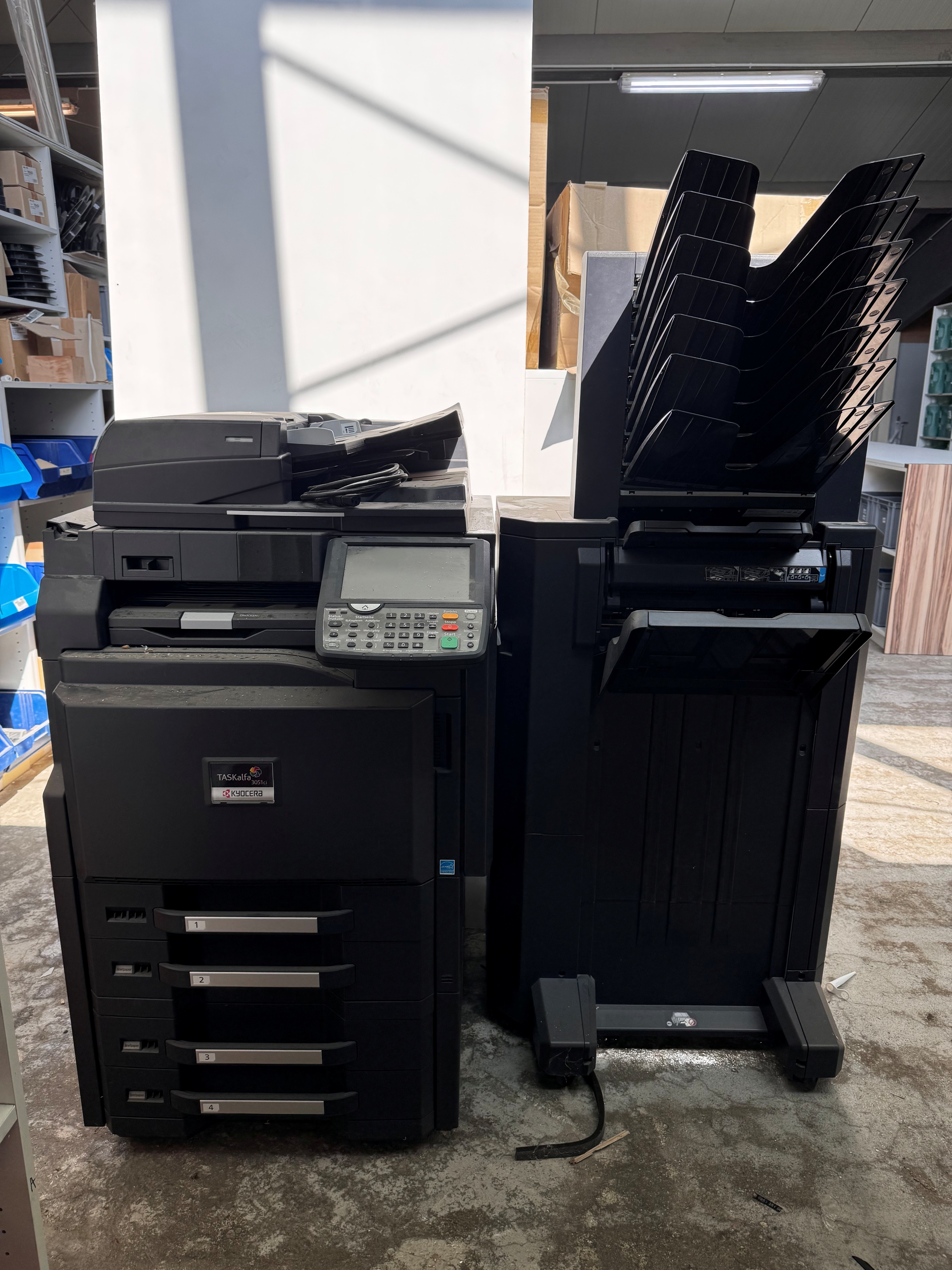 Kyocera TASKalfa 3051ci | Defektgerät, Heizung kaputt