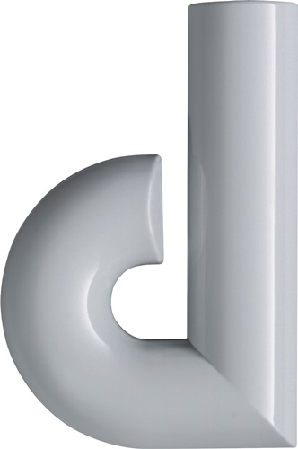 Hausnummer Buchstabe d Spezial-Polyamid