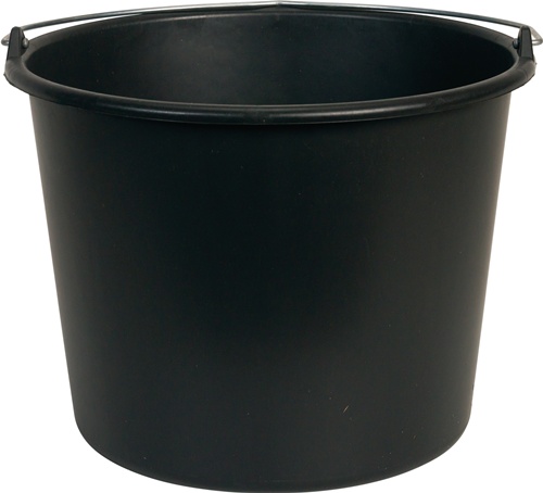 Baueimer GRIPLINE D 12l schwarz Ku.BERDA