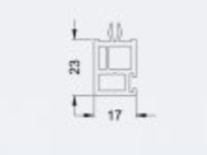 Anschlagleiste 18825 (VE 6 m) I RG148 (Auslauf)