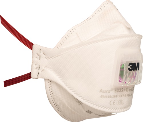 Atemschutzmaske Aura™ 9332+Gen3SV FFP3/V