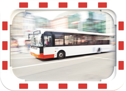 Verkehrsspiegel H400xB600mm Kunststoff,r