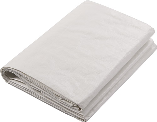 PE-Bauzaunplane weiß 140g/m² L.1,76m B.3