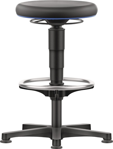 Drehhocker Bodengleiter u.Fußring Kunstl