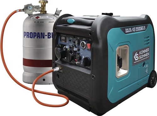 DIMAX Inverter-Stromerzeuger KS 5500iEG S 5 kW Benzin/Gas