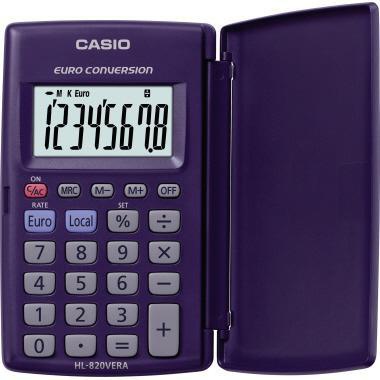 CASIO Taschenrechner CASIO® HL-820VERA 1 x 8-stellig blau Batterie