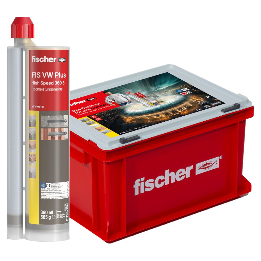 Hochleistungsmörtel FIS VW Plus 360 S HWK G von fischer