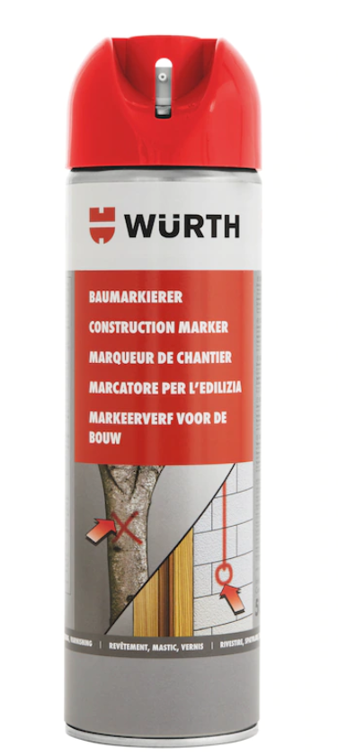 Baumarkierer von Würth Rot