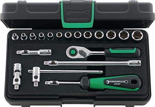Steckschlüsselsatz 40/13/6QR 19-tlg.1/4