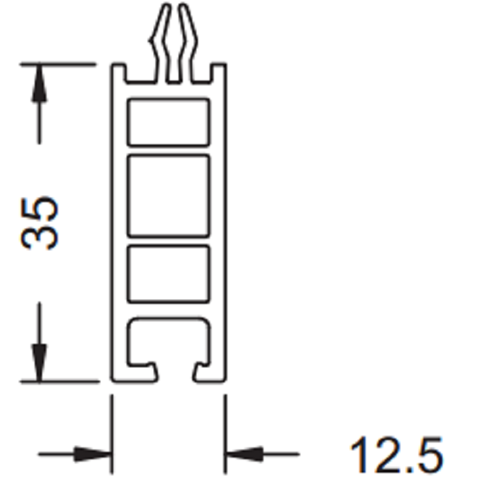 Anschlusspr. 35 ws_ 8759_000 (VE 6m) /RG152