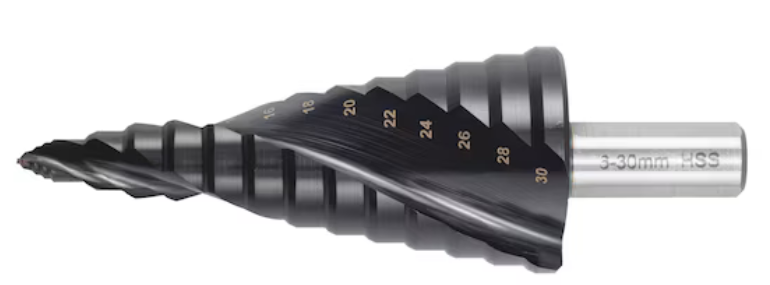Ø 3,5-29,5 mm Spiralstufenbohrer HSS AlTiN SMART STEP
