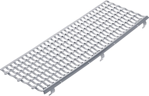 Laubfanggitter B.100-150mm L.1m grau PRO