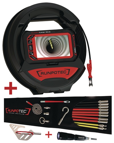 Rohrkamera RC 3 Kabel-L.15m Kamerakopf-D