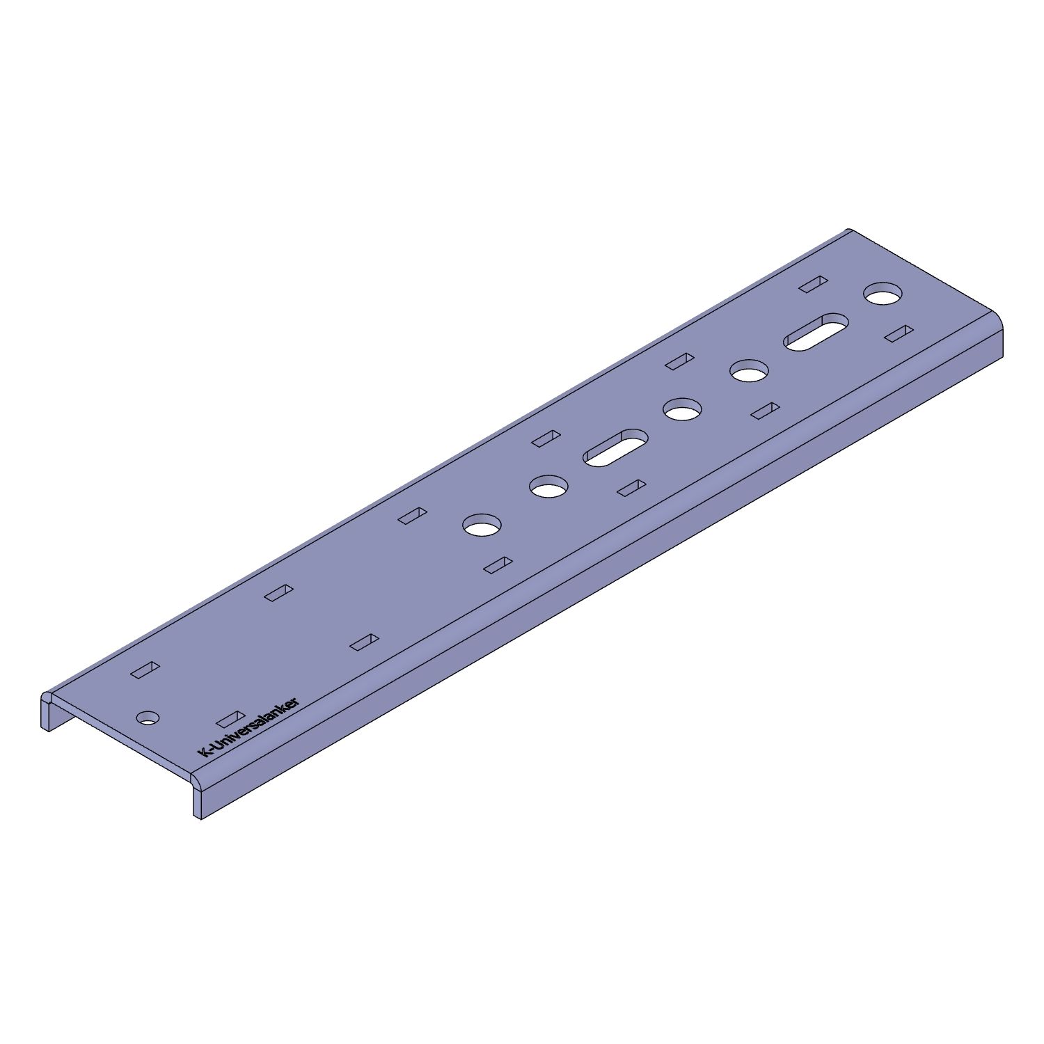 Schwerlastkonsole (SL-U-Profil) 300x3,0