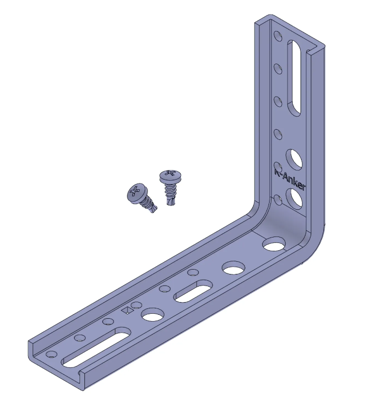 Montagewinkel VBW-110x150x3,0-U-BS13