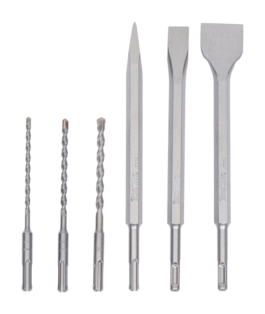 D-58920 SDS-PLUS Bohrer/Meißel-Set 6-tlg.