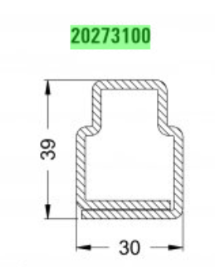 20273100 Verstärkungsprofil 30/39/2,5 I RG126