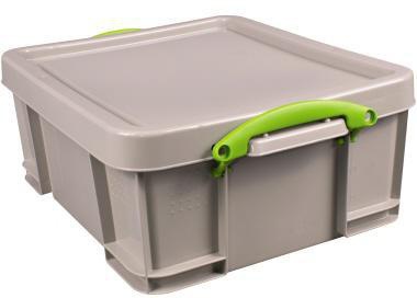 REALLY USEFUL BOX Aufbewahrungsbox Really Useful Box Recycling 48 x 20 x 39 cm (B x H x T) 18l Polypropylen 100 % recycelt taubengrau