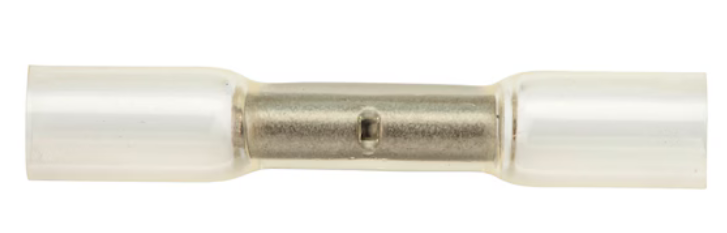 0,2-0,5 mm² Wärmeschrumpfender Crimpverbinder Stoßverbinder (transparent)