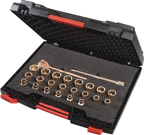 Knarrenkasten 25-tlg.SW 10-32mm Antr.1/2