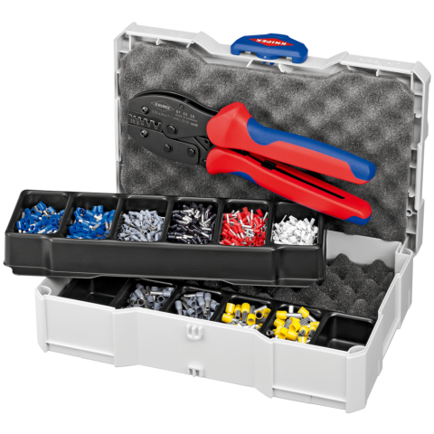 1201 tlg. Aderendhülsensortiment mit Crimpzange PreciForce® von Knipex