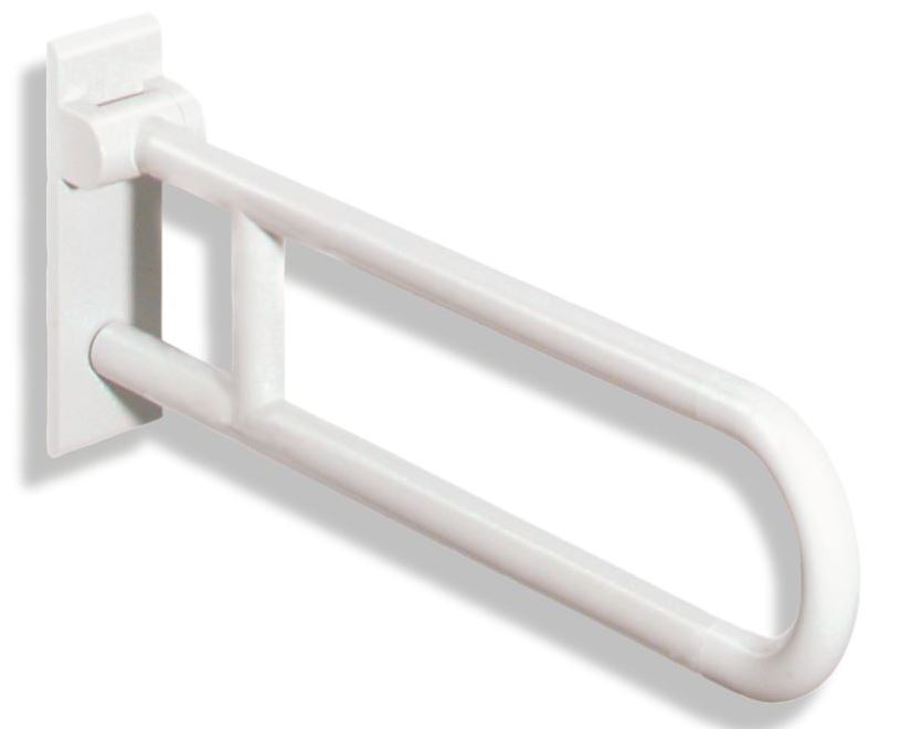 HEWI Stützklappgriff, drehbar der Serie 801, Polyamid, verschiedene Ausladungen