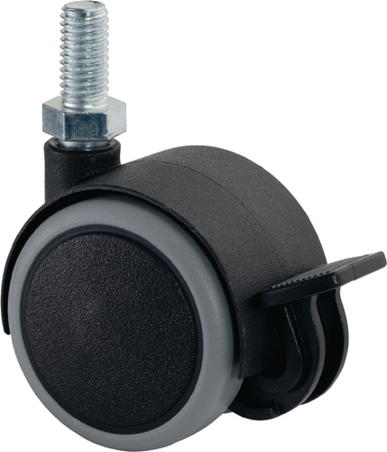 Kunststoffdoppelrolle m.Festst.D.50mm Tr