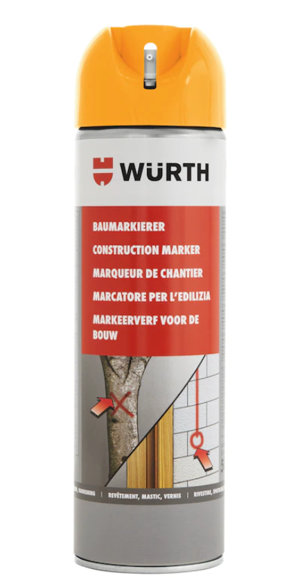 Baumarkierer von Würth Gelb