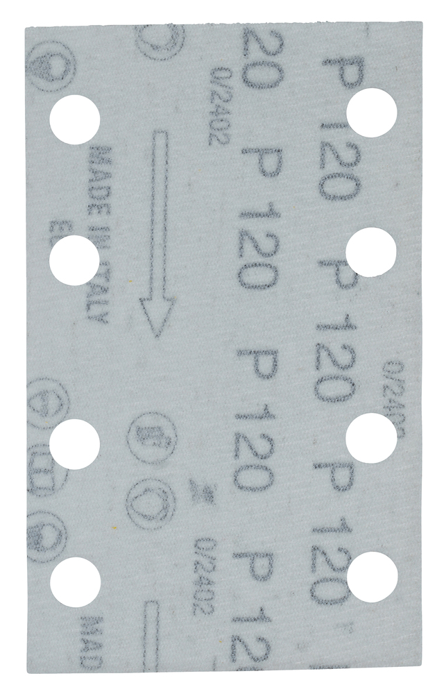 E-23531 Schleifpapier A120 80x130mm Klett