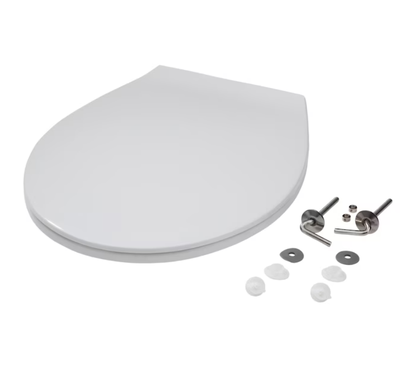 WC-Sitz mit Edelstahlscharnieren