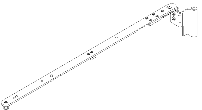 Scherenarm400sw RS cw s (VE=10) /RG149