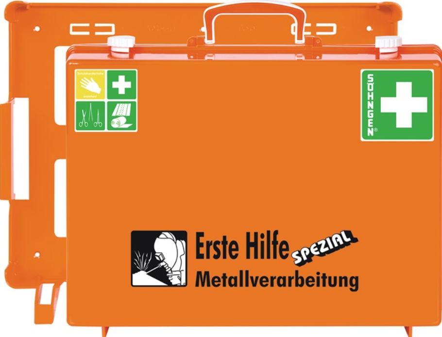 Erste Hilfe Koffer Beruf SPEZIAL Metallverarbeitung B400xH300xT150ca.mm