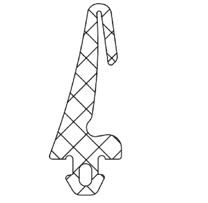 224195 Schüco Mitteldichtung VE=100m (Restbestand ca. 35m)