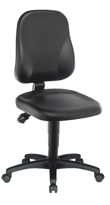 Arbeitsdrehstuhl BASIC mit Kunstlederbezug