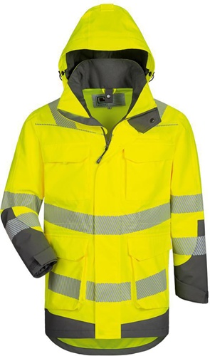Warnschutzparka ARWID Gr.L gelb/grau ELY