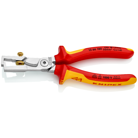 KNIPEX 180 mm StriX® Abisolierzangen mit Kabelschere