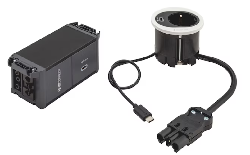 Einbausteckdose EST-11 I 2 Anschlüsse