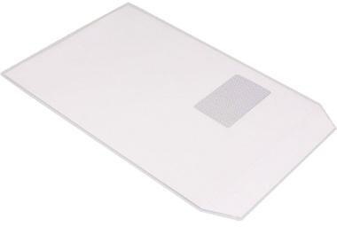 BONG Versandtasche BONG Topstar DIN C4 229 x 324 mm (B x H) mit Fenster 120g/m² mit Haftklebung Papier hochweiß 250 St./Pack.