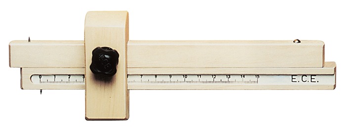 Streichmaß L.150mm Weißbuche