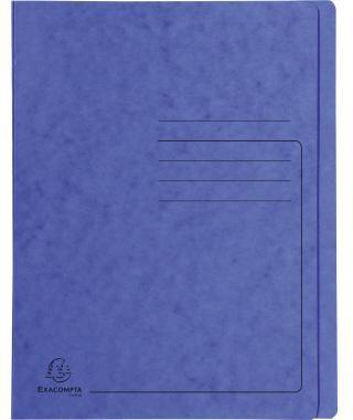 EXACOMPTA Schnellhefter Exacompta DIN A4 355g/m² Colorspankarton blau