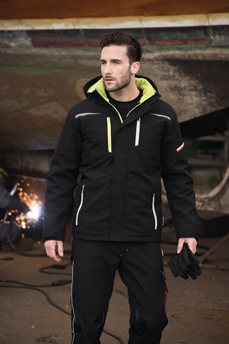 Softshell-Berufsparka Terrax Workwear Gr