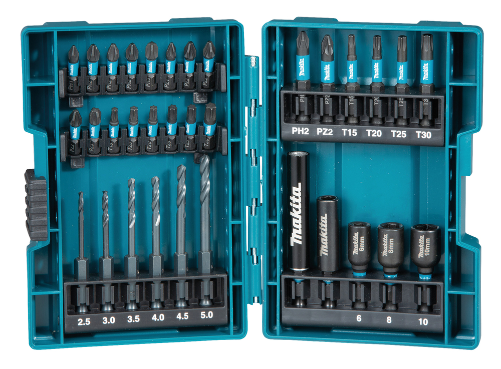 B-66896 Bohrer-Bit-Set 33-tlg. Impact Black