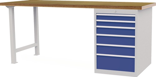 Werkbank B2000xT750xH859mm Buche-Multipl