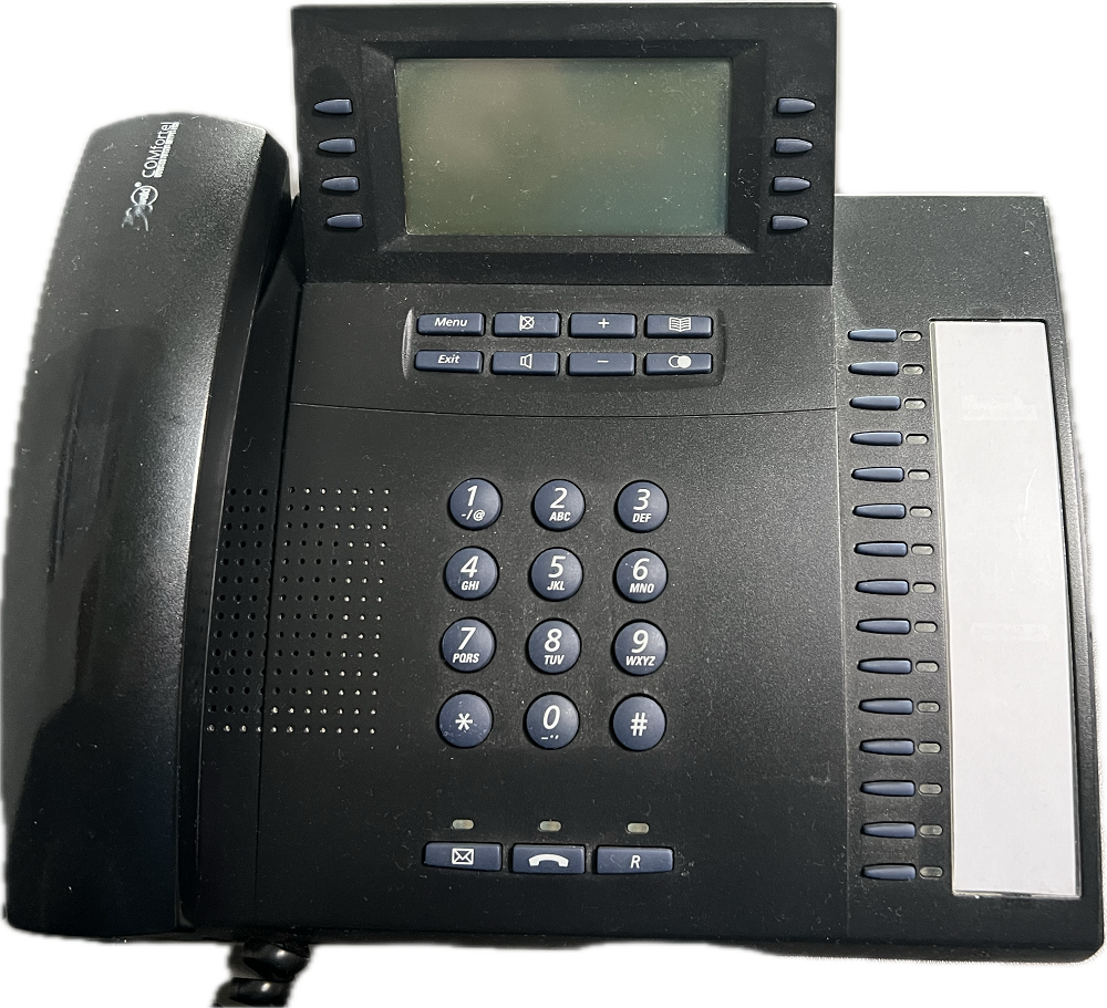 Auerswald COMfort 2500 Base Telefon Tischtelefon grau / GEBRAUCHT
