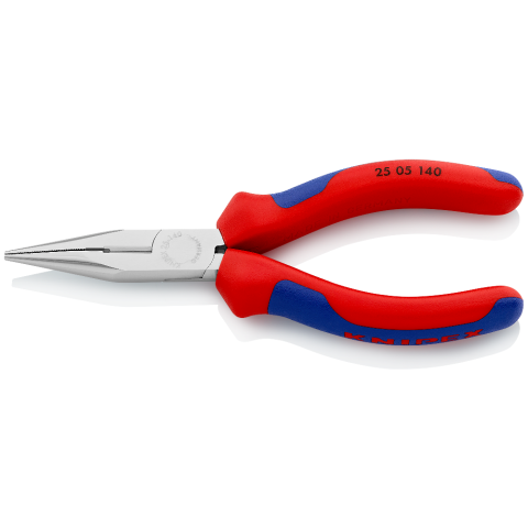 KNIPEX 140 mm Flachrundzange mit Mehrkomponenten-Hüllen