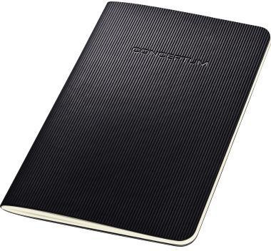 SIGEL Notizbuch SIGEL Conceptum ca. DIN A6 kariert schwarz 32 Bl.