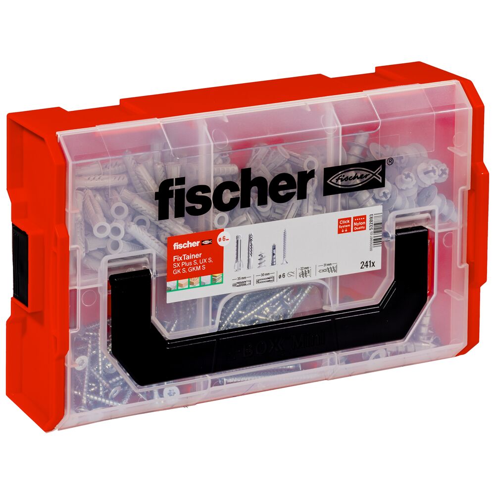 fischer FixTainer "Hält Alles" Box (240 Teile)